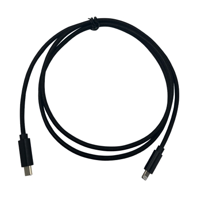 Black USB-C to Lightning Apple Data Cable